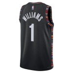 Maillot NBA Brooklyn Nets Ziaire Williams Nike 2025-26 City Edition Noir Swingman - Homme